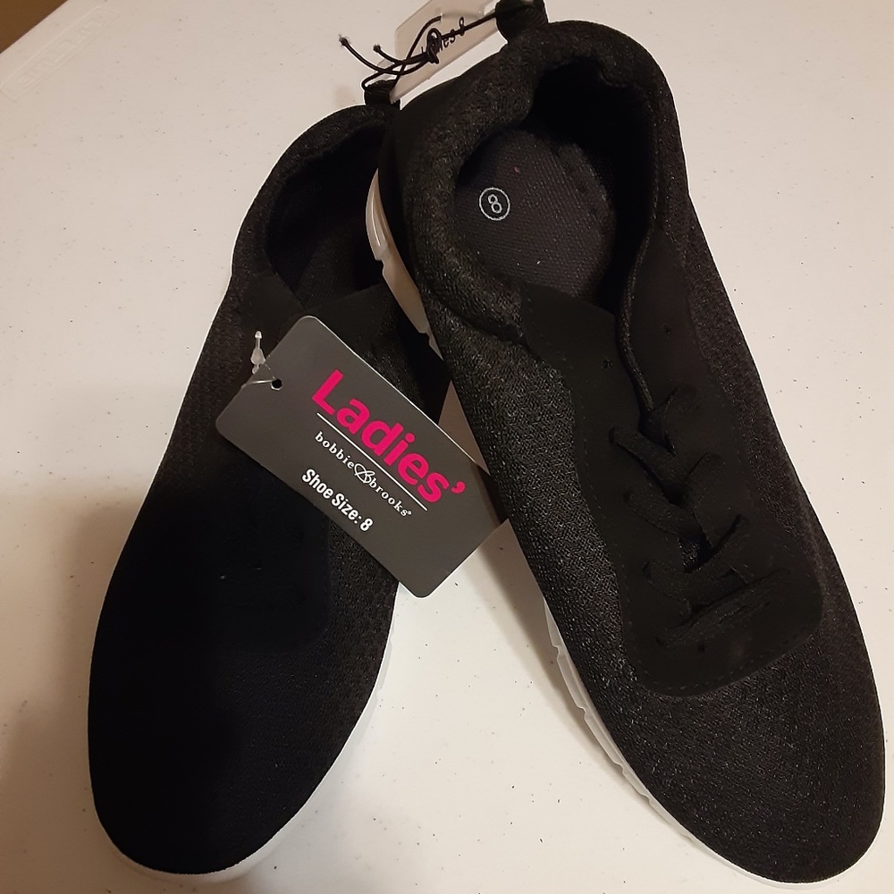 Bobbie Brooks Black Athletic Shoes